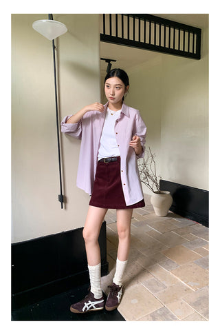 Cotton basic shirt