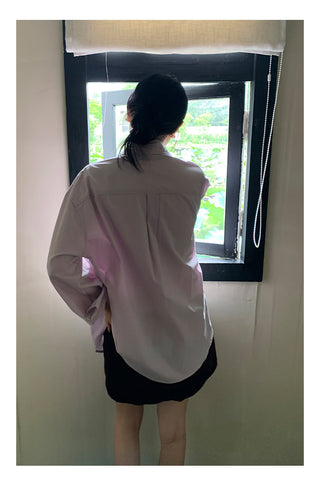 Cotton basic shirt