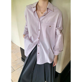 Cotton basic shirt