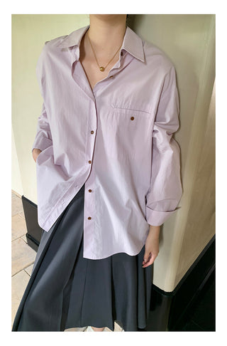 Cotton basic shirt
