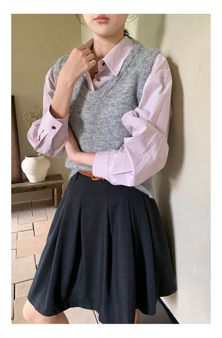 Cotton basic shirt