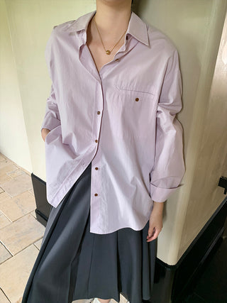 Cotton basic shirt