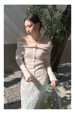 Floral A-line Skirt