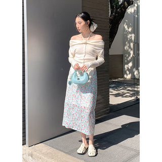 Floral A-line Skirt