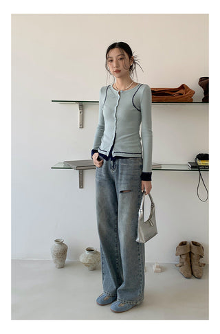 Mountain knit top