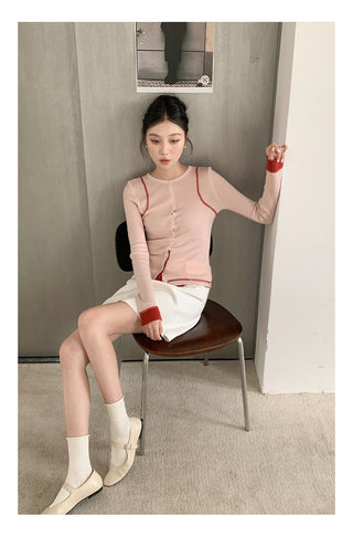 Mountain knit top