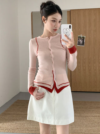 Mountain knit top