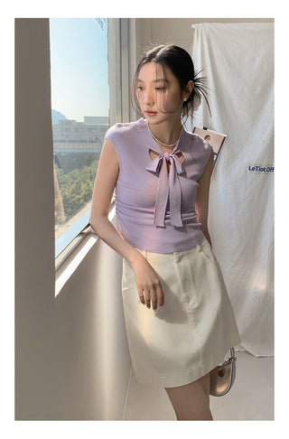 Lace-up waistcoat