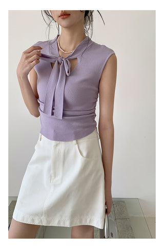 Lace-up waistcoat