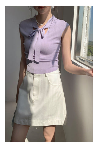 Lace-up waistcoat