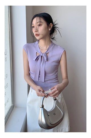 Lace-up waistcoat