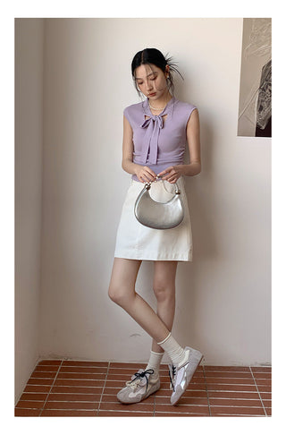 Lace-up waistcoat