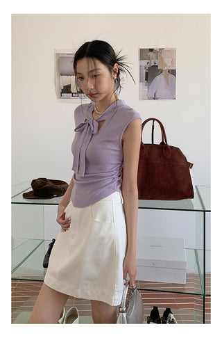 Lace-up waistcoat