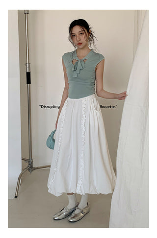 Lace-up waistcoat