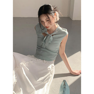 Lace-up waistcoat