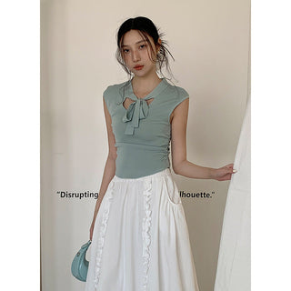 Lace-up waistcoat
