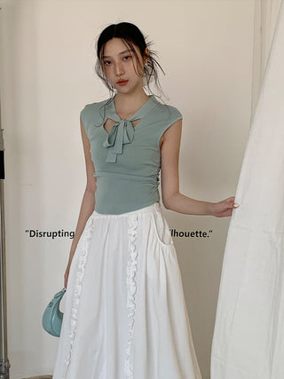 Lace-up waistcoat