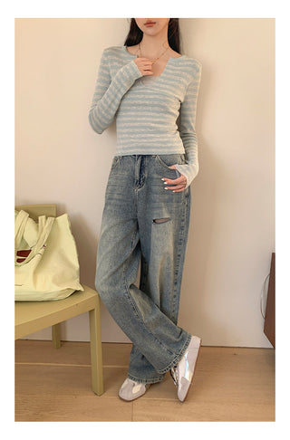 Vintage ripped jeans