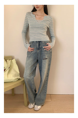 Vintage ripped jeans