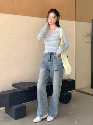 Vintage ripped jeans