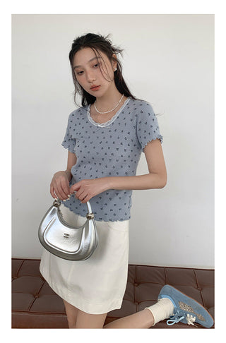 Vintage bow Top