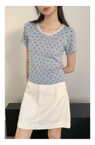 Vintage bow Top