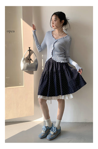 Polka dot cake skirt