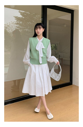 New Pleated skirt