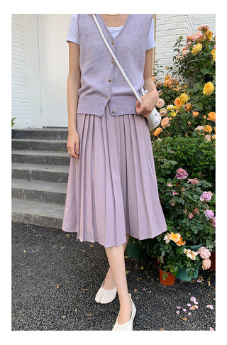 Wool sleeveless vest