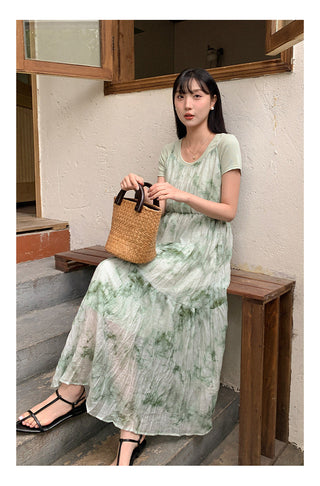 Ink painting dress