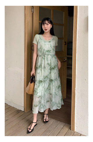 Ink painting dress