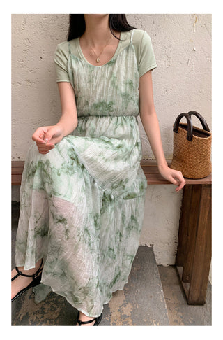 Ink painting dress