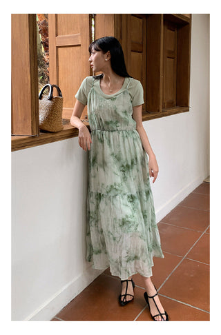 Ink painting dress