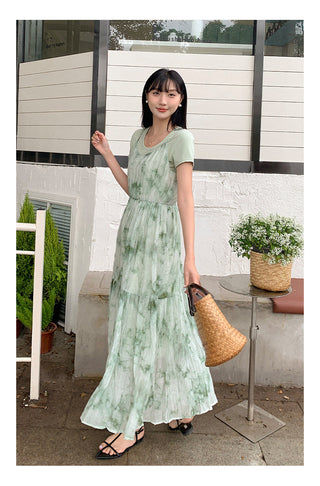 Ink painting dress
