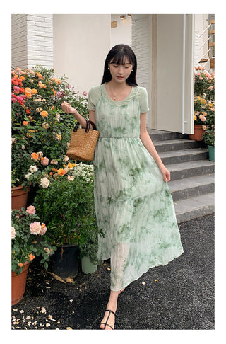 Ink painting dress