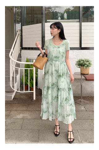 Ink painting dress