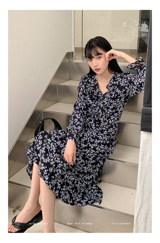 French bell sleeve Dress