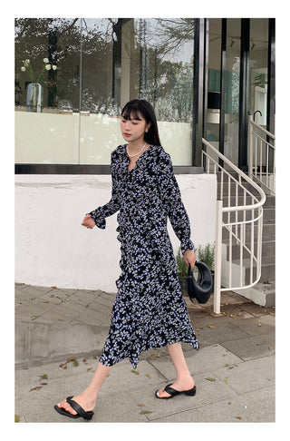 French bell sleeve Dress