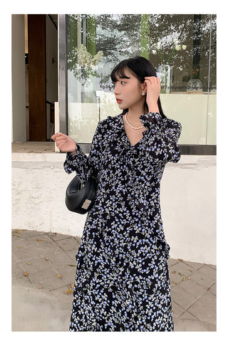 French bell sleeve Dress