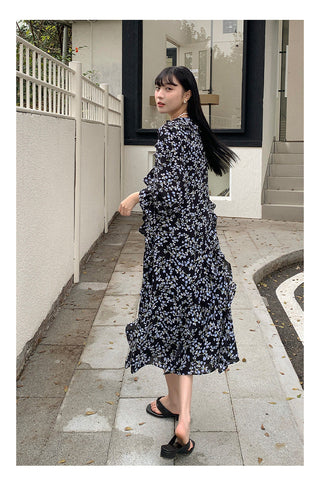 French bell sleeve Dress