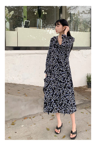 French bell sleeve Dress