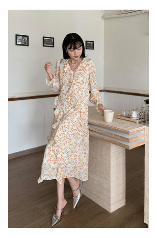 French bell sleeve Dress