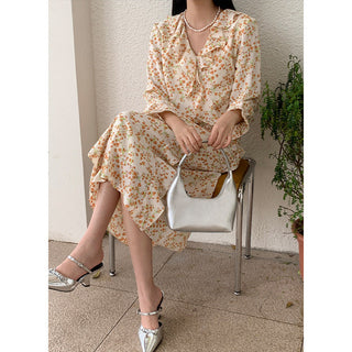 French bell sleeve Dress