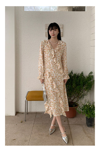 French bell sleeve Dress