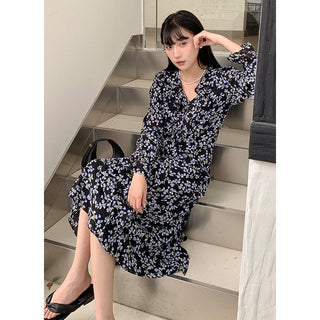 French bell sleeve Dress