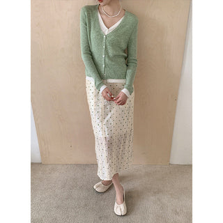 Polka A-line Skirt