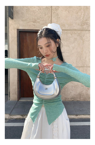 Rose V-neck sweater