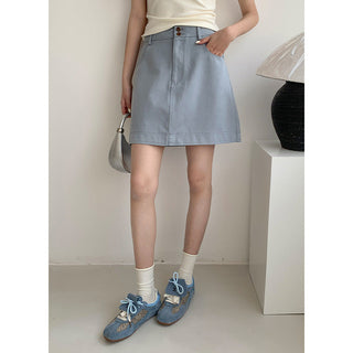 High waist A-line
