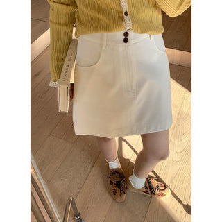 High waist A-line