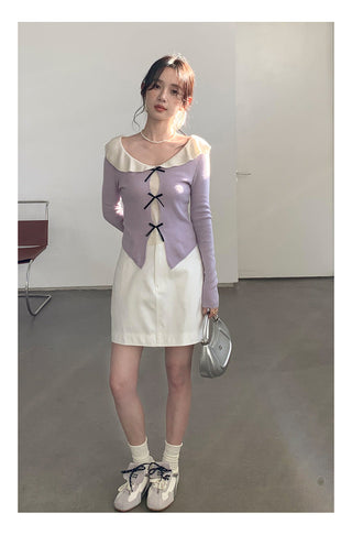 High waist A-line